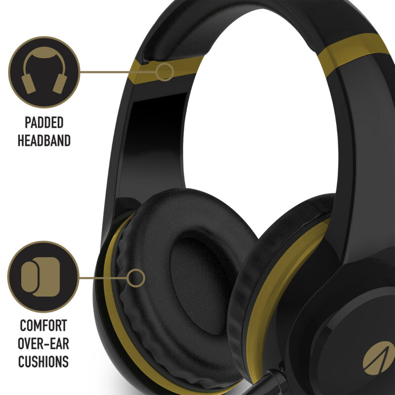 Stealth XP-Gold Gaming Headset & Stand Bundle, Black