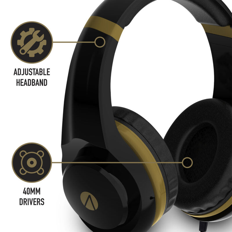 Stealth XP-Gold Gaming Headset & Stand Bundle, Black