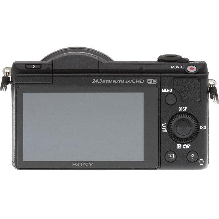 Sony A5100 Camera Body with 3" Tilting Touch Screen, Black