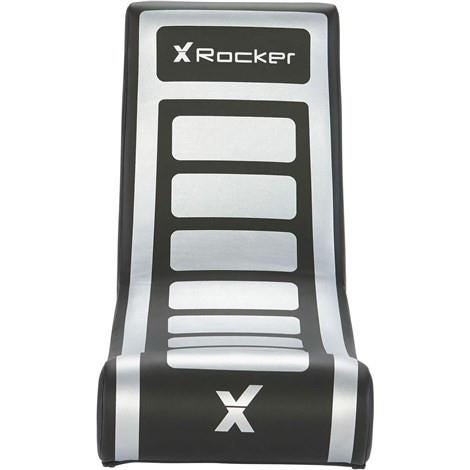 X Rocker Video Rocker Gaming Chair - Black & Silver