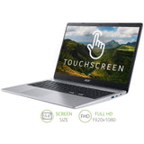 Acer CP315-3H Chromebook Laptop, Intel Pentium, 4GB RAM, 64GB eMMC, 15.6", Silver