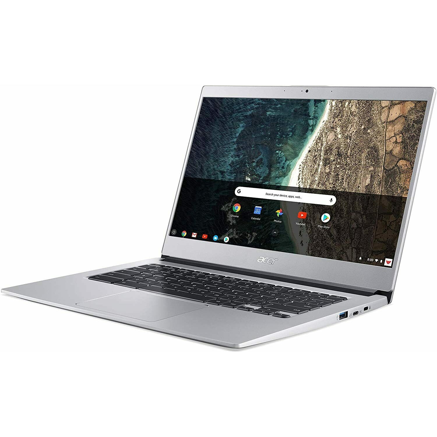 Acer Chromebook 14 CB514-1HT, Intel Celeron N3350, 4GB RAM, 64GB eMMC, Laptop