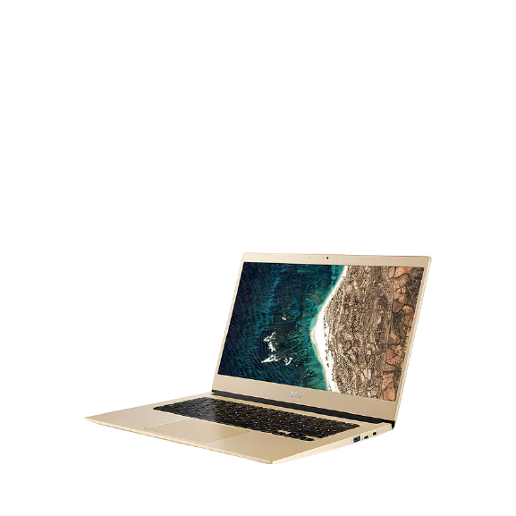 Acer Chromebook CB514 Laptop, Intel Pentium Processor, 4GB RAM, 128GB eMMC, 14" Full HD, Gold