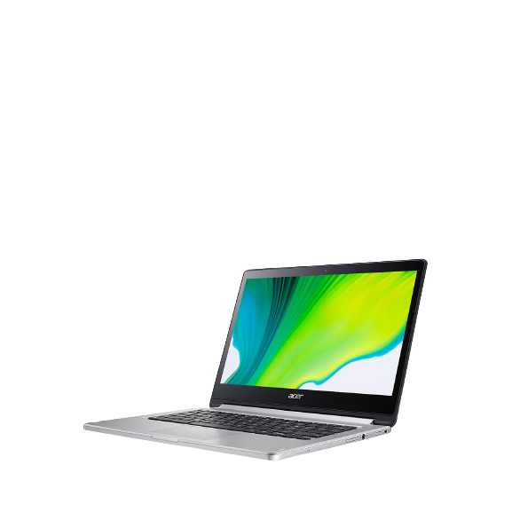 Acer Chromebook CB5-312T-K1TR MediaTek M8173C Processor, 4GB RAM, 64GB eMMC Flash, 13.3" Touch Screen, Silver - No Charger