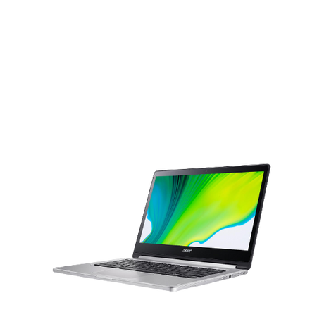 Acer Chromebook CB5-312T-K1TR MediaTek M8173C Processor, 4GB RAM, 64GB eMMC Flash, 13.3" Touch Screen, Silver - No Charger