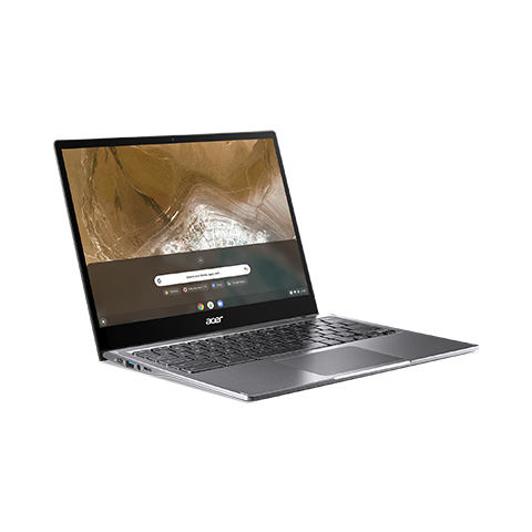 Acer Chromebook Spin 713 Laptop, Intel Core i3, 8GB RAM, 128GB eMMC, 13.3" Ultra HD Touch Screen, Iron Grey