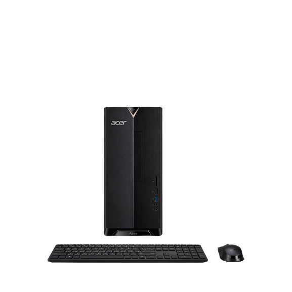 Acer TC-895 Desktop PC, Intel Core i7 Processor, 8GB RAM, 1TB HDD + 16GB Intel Optane Memory, Black