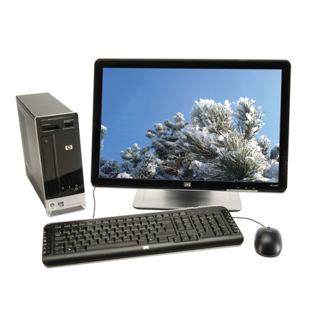 HP Slimline S5000 PC All-In-One, Intel Pentium E5400, 4GB RAM, 640GB HDD, Black