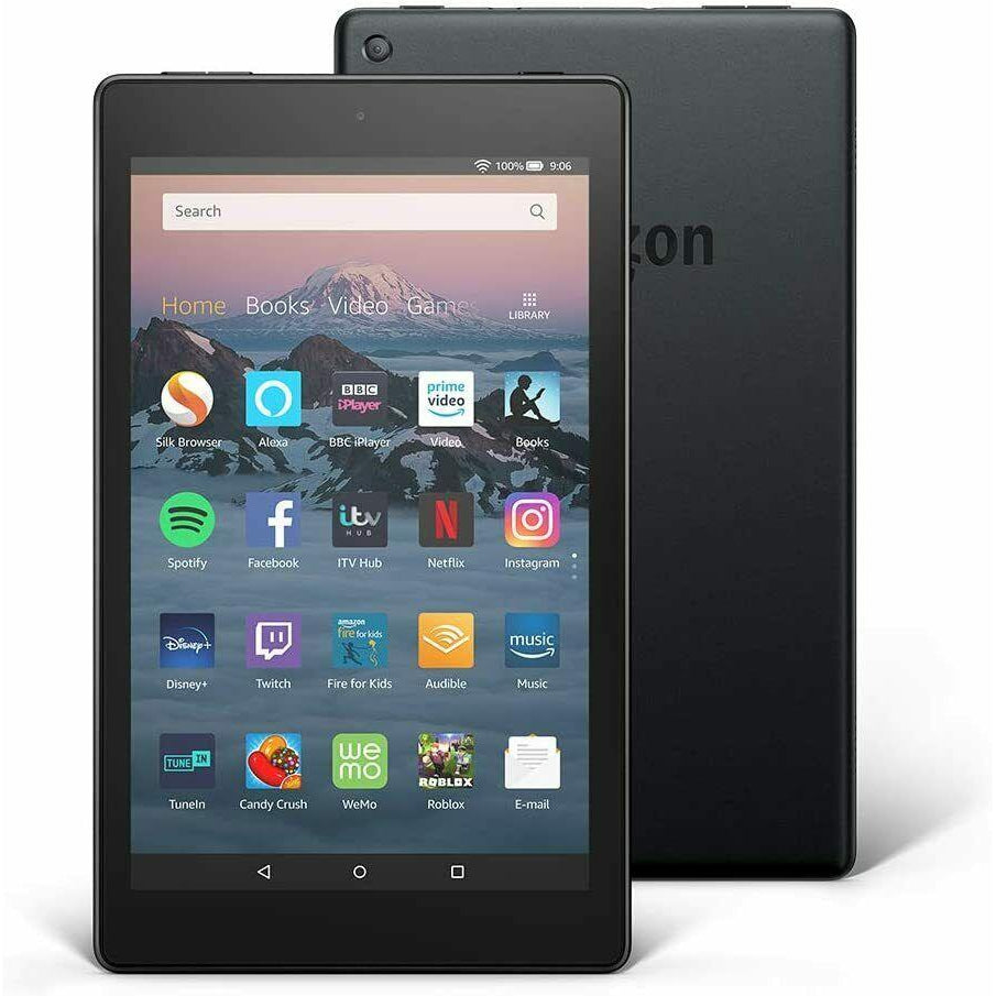 Amazon Fire HD 8 Tablet, 32GB, Black, 8inch Display - Refurbished Excellent