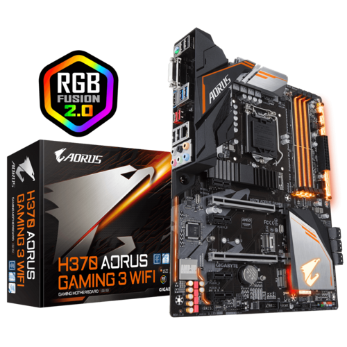 Aorus H370 AORUS Gaming 3 WIFI (Socket 1151/H370/DDR4/S-ATA 600/ATX)