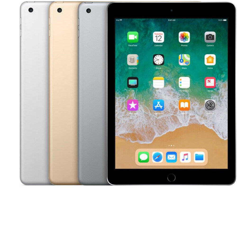 Apple iPad 5th Gen WiFi 9.7" Tablet - 32GB, 128GB - Space Grey, Gold, Silver