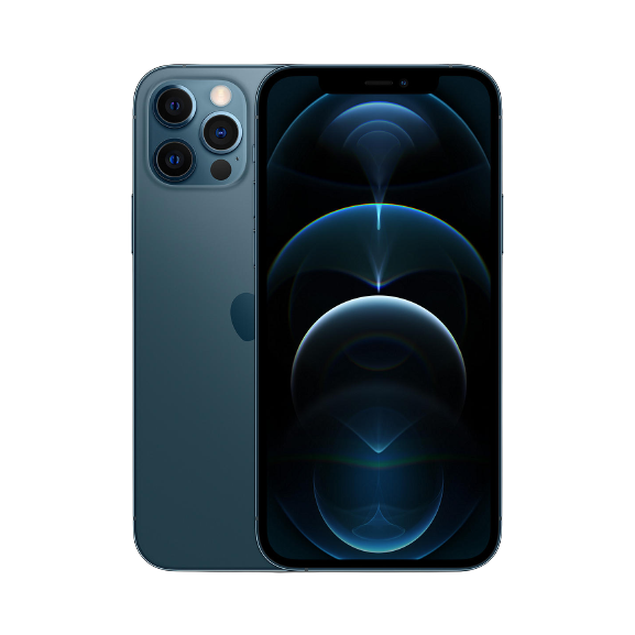 Apple iPhone 12 Pro, iOS, 6.1", 5G, SIM Free, 128GB / 256GB / 512GB - Graphite / Silver / Gold / Pacific Blue
