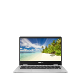 ASUS C423 Chromebook Laptop, Intel Celeron Processor, 4GB RAM, 64GB eMMC, 14" HD, Silver - (No Charger)