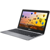 Asus Chromebook C223, Intel Celeron Processor, 4GB RAM, 32GB eMMC, 11.6", Grey