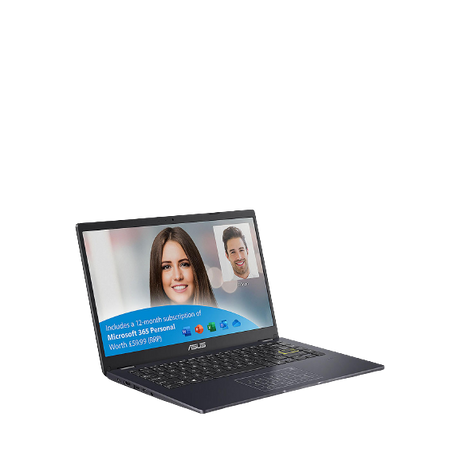 ASUS E410 90NB0Q11-M17120 Laptop, Intel Celeron Processor, 4GB RAM, 64GB eMMC, 14" Full HD - Blue Navy
