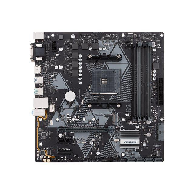 ASUS PRIME B450M-A Motherboard, micro ATX, Socket AM4, AMD B450