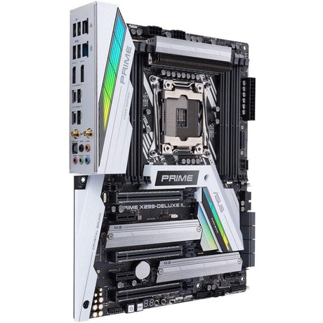 ASUS Prime X299-Deluxe II LGA2066 (Intel Core X-Series) ATX DDR4 M.2 U.2 Thunderbolt 3 USB 3.1 Dual Gigabit LAN 802.11 Motherboard