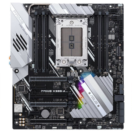 ASUS PRIME X399-A Socket TR4/X399/DDR4/S-ATA 600/E-ATX Motherboard - Black