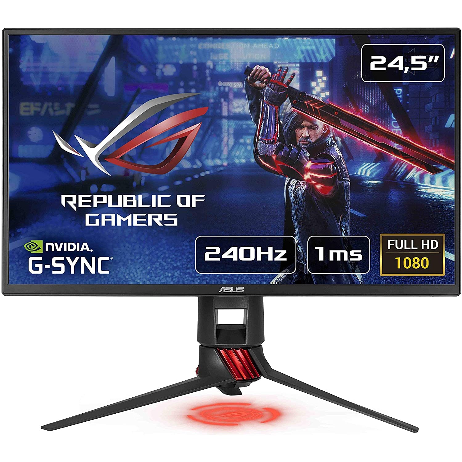 Asus ROG Strix XG258Q 24.5" LED 1ms 240Hz Gaming Monitor *Scratches on Screen*
