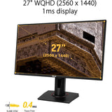 ASUS TUF Gaming VG27BQ HDR Gaming Monitor, 27 Inch WQHD (2560x1440), 0.4 ms
