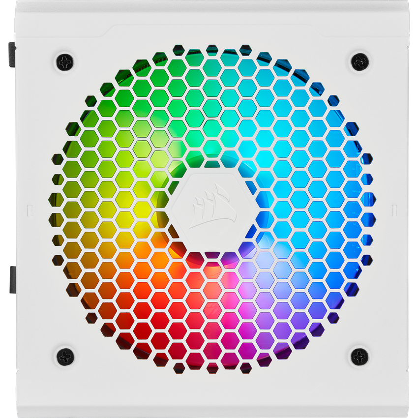 Corsair 550W CX-F RGB Series CX550F PSU Fully Modular Power Supply, White