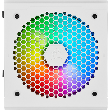 Corsair 550W CX-F RGB Series CX550F PSU Fully Modular Power Supply, White