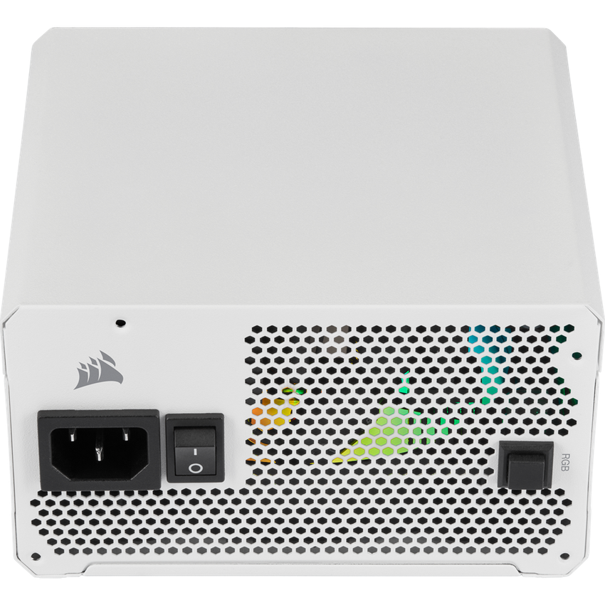 Corsair 550W CX-F RGB Series CX550F PSU Fully Modular Power Supply, White