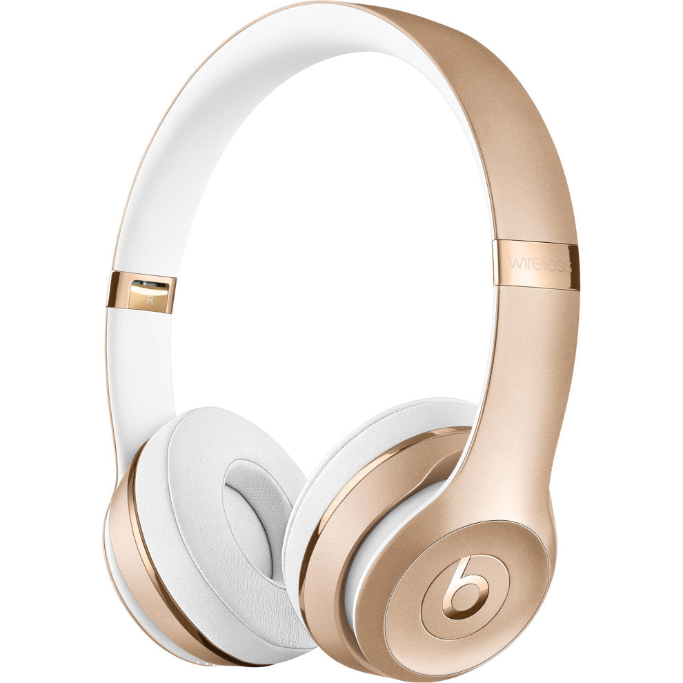 Beats Solo3 Wireless Bluetooth On-Ear Headphones - Gold