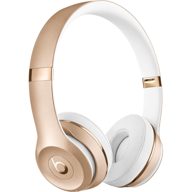 Beats Solo3 Wireless Bluetooth On-Ear Headphones - Gold