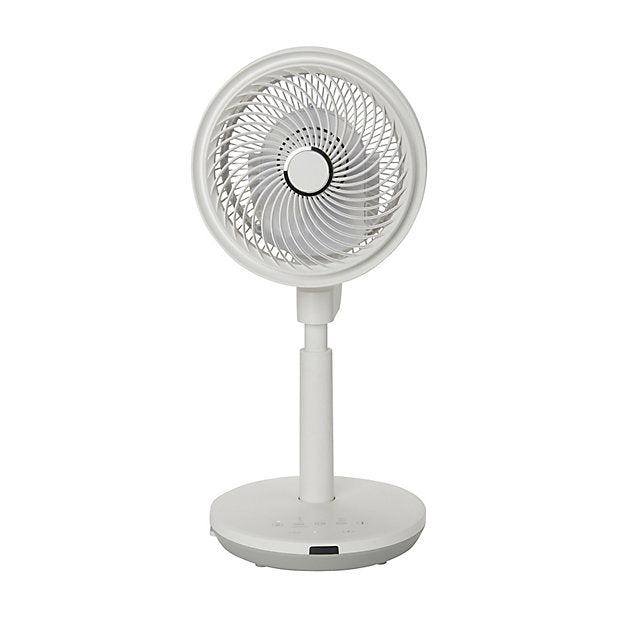 Blyss White 10" 60W Adjustable Table Fan