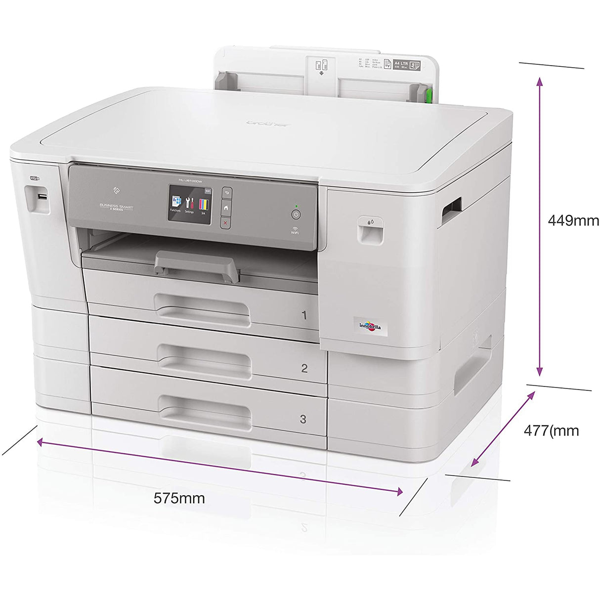 Brother HL-J6100DW Colour Inkjet Printer - Single Function, Wireless/USB 2.0/Network/NFC