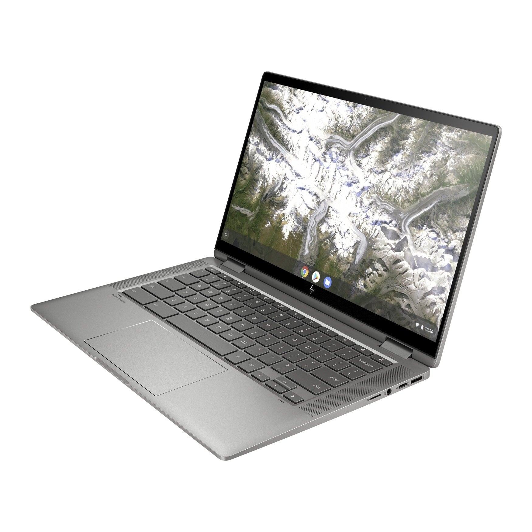 HP x360 14" 2 in 1 Chromebook - Intel Core i3, 128GB eMMC, 8GB RAM, Silver - 152B2EA - Silver