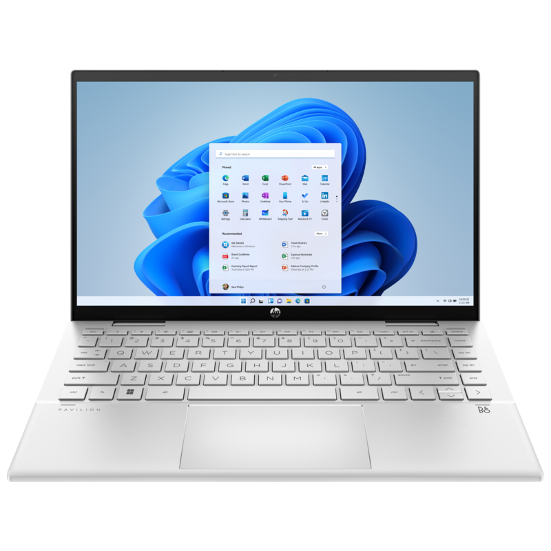 HP Pavilion X360 14-DY0520NA 14" Laptop Intel Pentium Gold 4GB RAM 128GB SSD - Silver