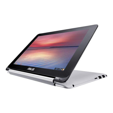 Asus Chromebook Flip C100PA-FS0002, Rockchip RK3288C, 4GB RAM. 16 GB eMMC, Silver