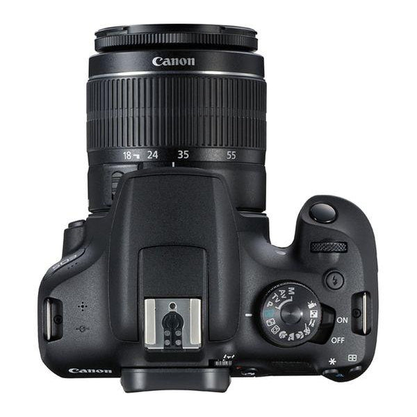 Canon EOS 2000D DSLR Camera with 18-55mm II IS Lens, Black