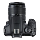 Canon EOS 2000D DSLR Camera with 18-55mm II IS Lens, Black