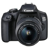 Canon EOS 2000D DSLR Camera with 18-55mm II IS Lens, Black