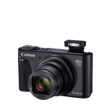 Canon PowerShot SX740 HS Digital Camera, 4K Ultra HD, 20.3MP, 40x Optical Zoom, Wi-Fi, Bluetooth, 3" Tiltable Screen, Black