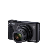 Canon PowerShot SX740 HS Digital Camera, 4K Ultra HD, 20.3MP, 40x Optical Zoom, Wi-Fi, Bluetooth, 3" Tiltable Screen, Black