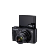 Canon PowerShot SX740 HS Digital Camera, 4K Ultra HD, 20.3MP, 40x Optical Zoom, Wi-Fi, Bluetooth, 3" Tiltable Screen, Black
