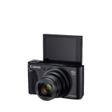 Canon PowerShot SX740 HS Digital Camera, 4K Ultra HD, 20.3MP, 40x Optical Zoom, Wi-Fi, Bluetooth, 3" Tiltable Screen, Black