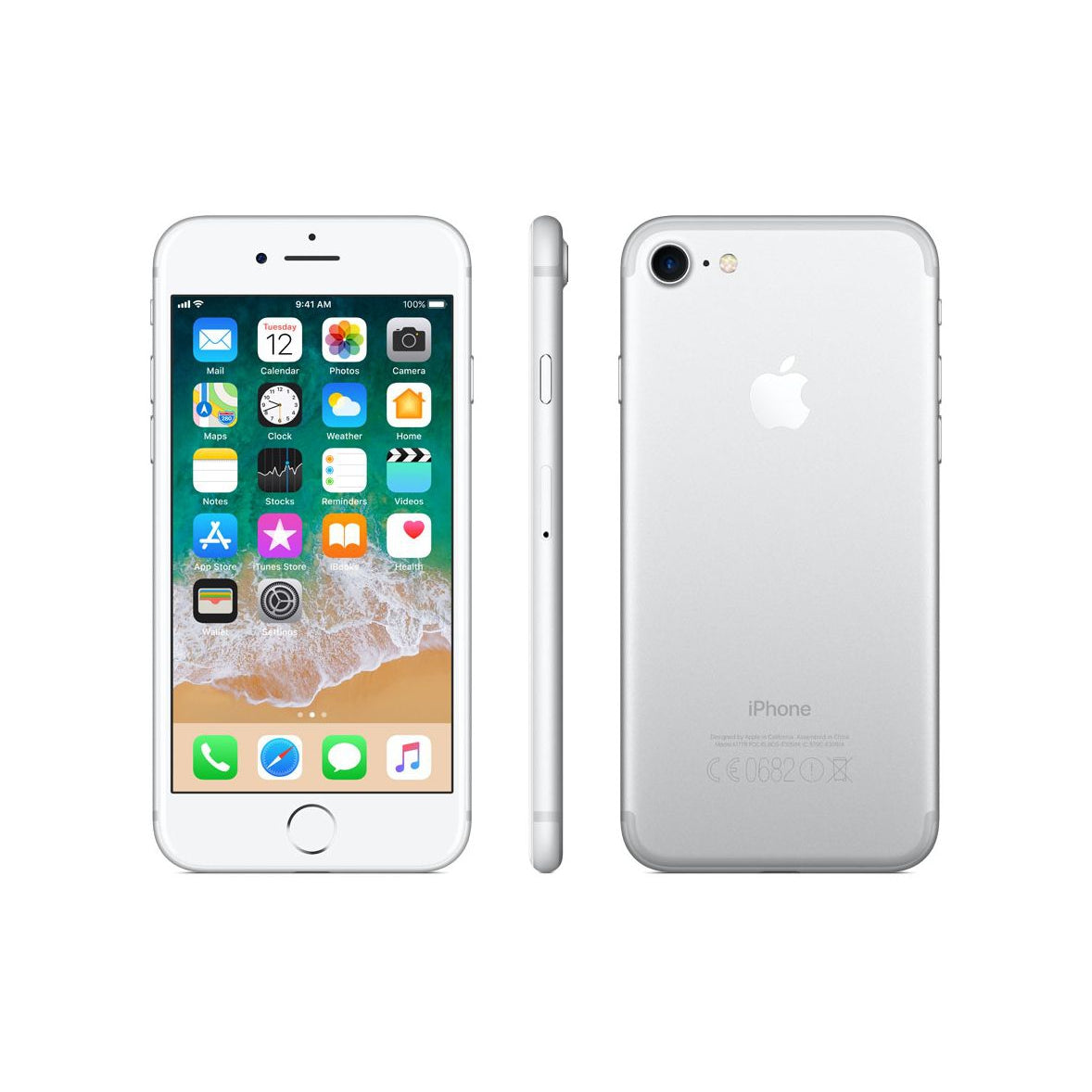 Apple iPhone 7 256GB Silver Unlocked - Good Condition