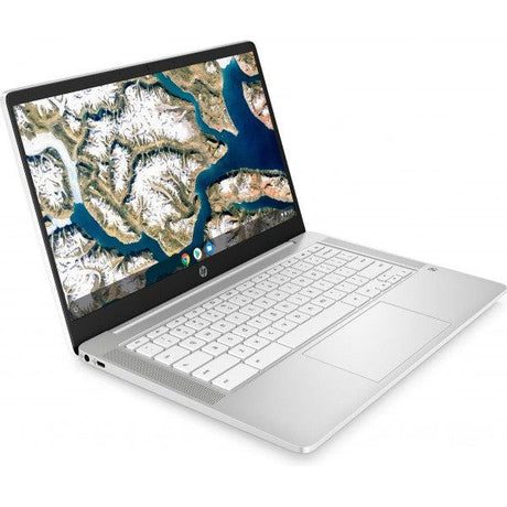 HP Chromebook 14A-NA0510SA 14'' Laptop, Intel Pentium, 8GB RAM, 128GB SSD, Silver (4J9C0EA#ABU) - Refurbished Excellent