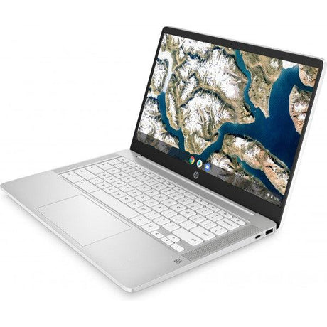HP Chromebook 14A-NA0510SA 14'' Laptop, Intel Pentium, 8GB RAM, 128GB SSD, Silver (4J9C0EA#ABU) - Refurbished Pristine