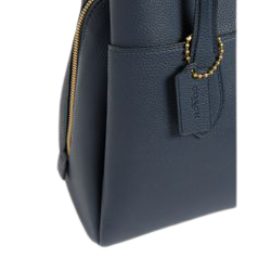 Coach Lora Leather Carryall, Midnight Navy