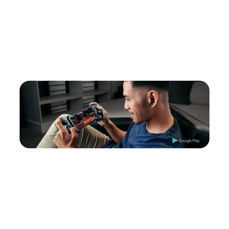 Razer Kishi for Android Universal Mobile Gaming Controller USB-C, Black - Refurbished Pristine