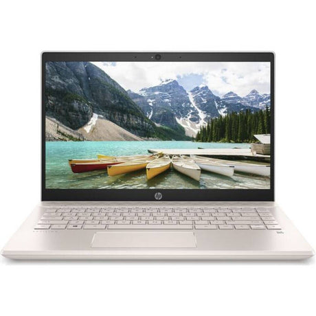 HP Pavilion 14-ce0523sa 14" Intel Pentium Gold Laptop - 4GB RAM. 128 GB SSD, White & Gold
