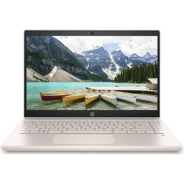 HP Pavilion 14-ce0523sa 14" Intel Pentium Gold Laptop - 4GB RAM. 128 GB SSD, White & Gold