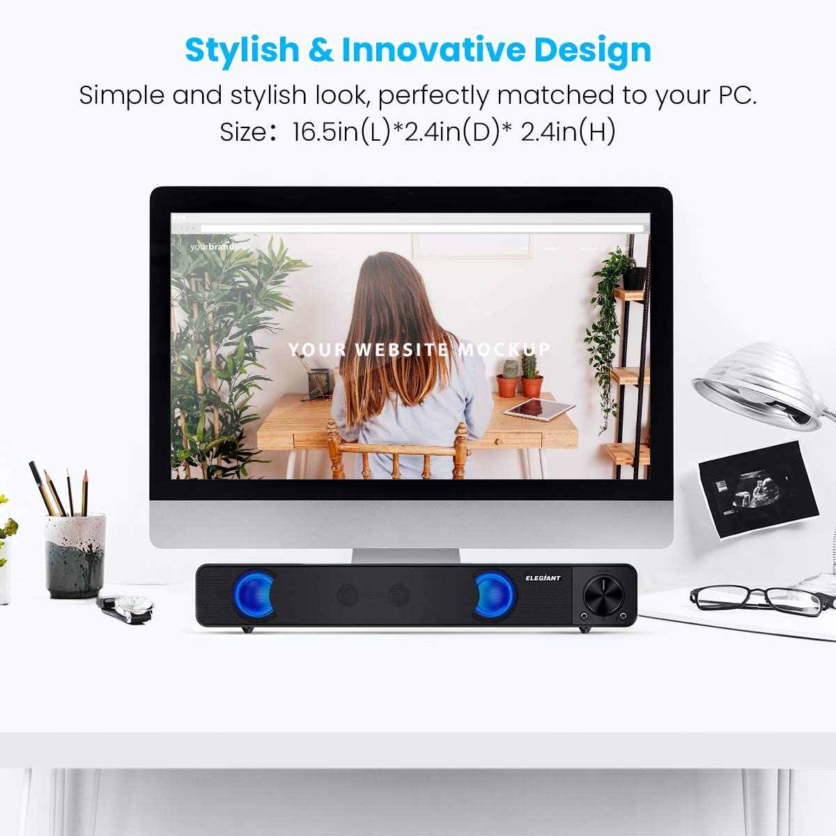 Elegiant SR200 USB Powered Mini Soundbar