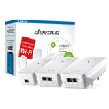 Devolo Magic 2 NEXT Whole Home Wi-Fi AC2400 Dual-Band Powerline Adapter Kit, White - Pristine